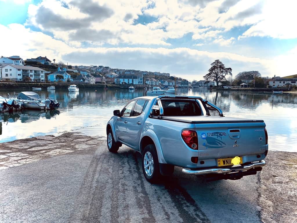 Riptide Marine's truck on a call out